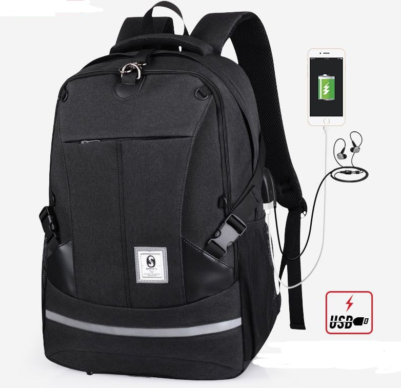 Basketball Cross-Border Backpack (USB)