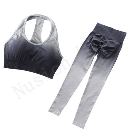 Women's Two-Piece Seamless Yoga Bodysuit