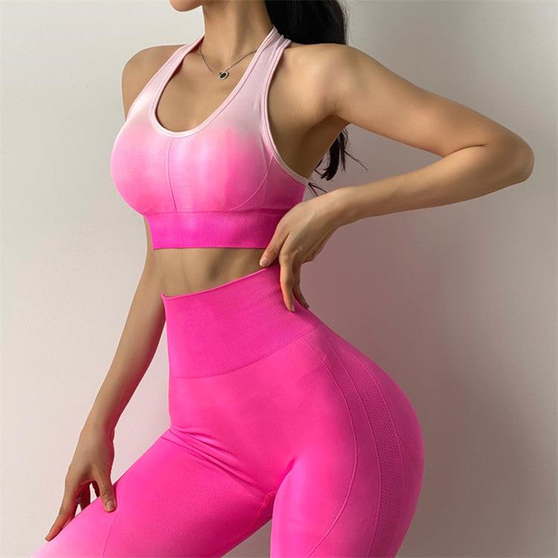 Women's Two-Piece Seamless Yoga Bodysuit