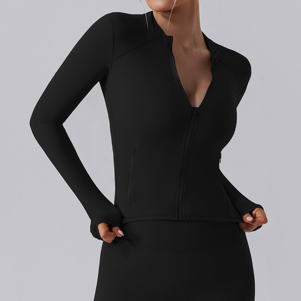 Women’s Long Sleeve Slim-Fit Yoga Cardigan