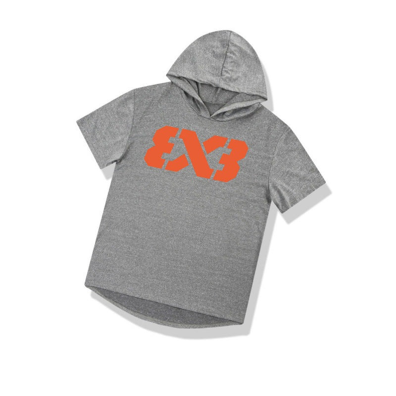 Basketball Short Sleeve Hoodie/T-Shirt