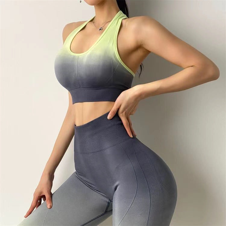 Women's Two-Piece Seamless Yoga Bodysuit