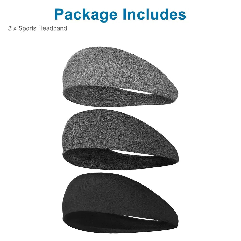3-Pack Unisex Headband