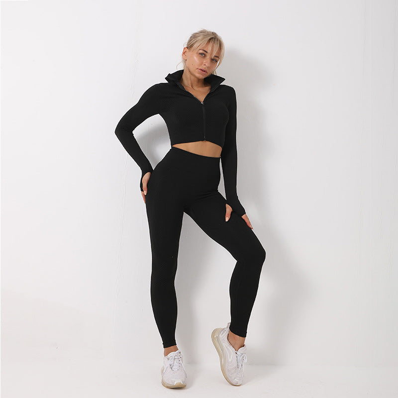Women’s Three-Piece Yoga Set