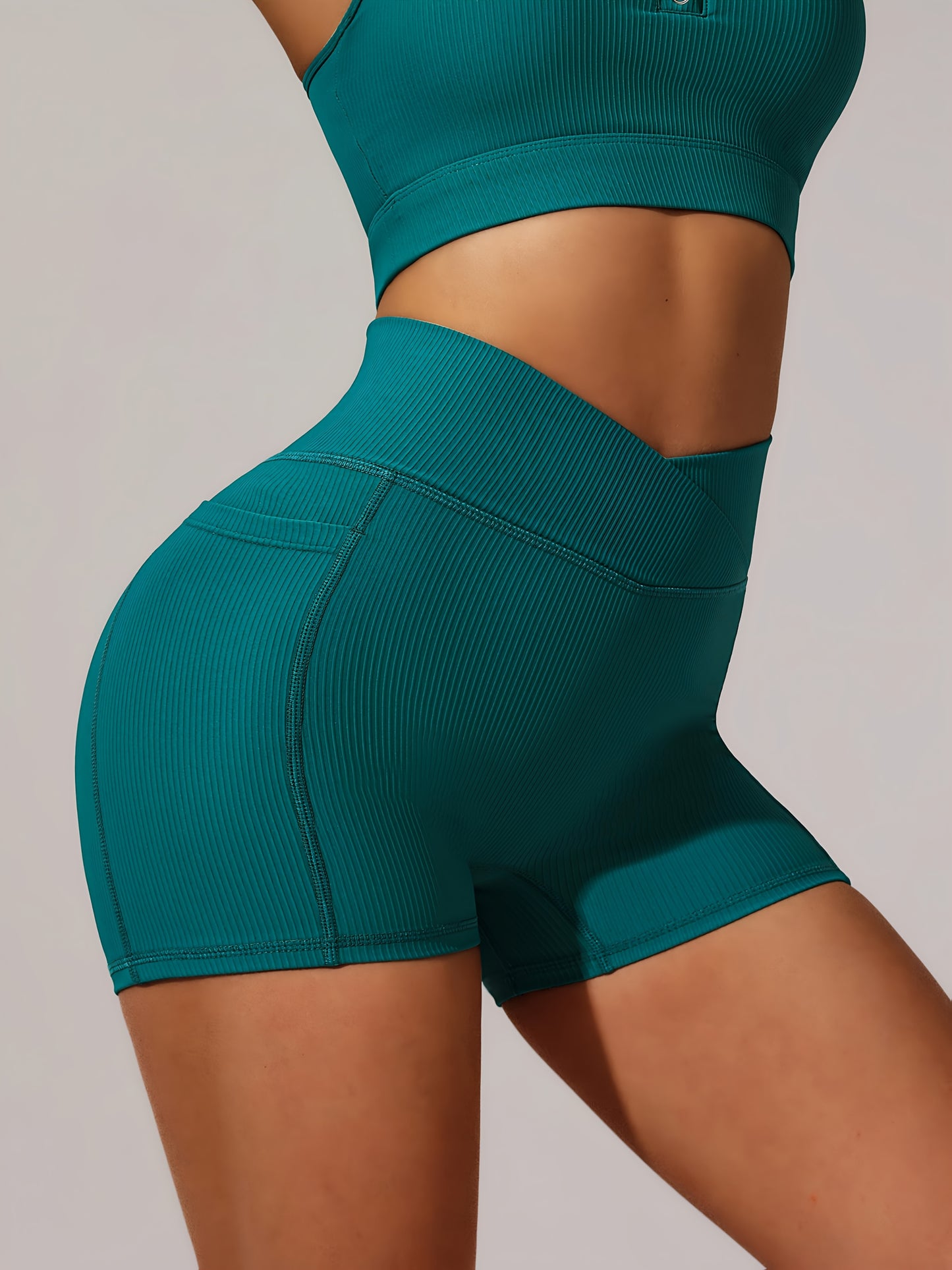 Women's High-Waisted Yoga Shorts