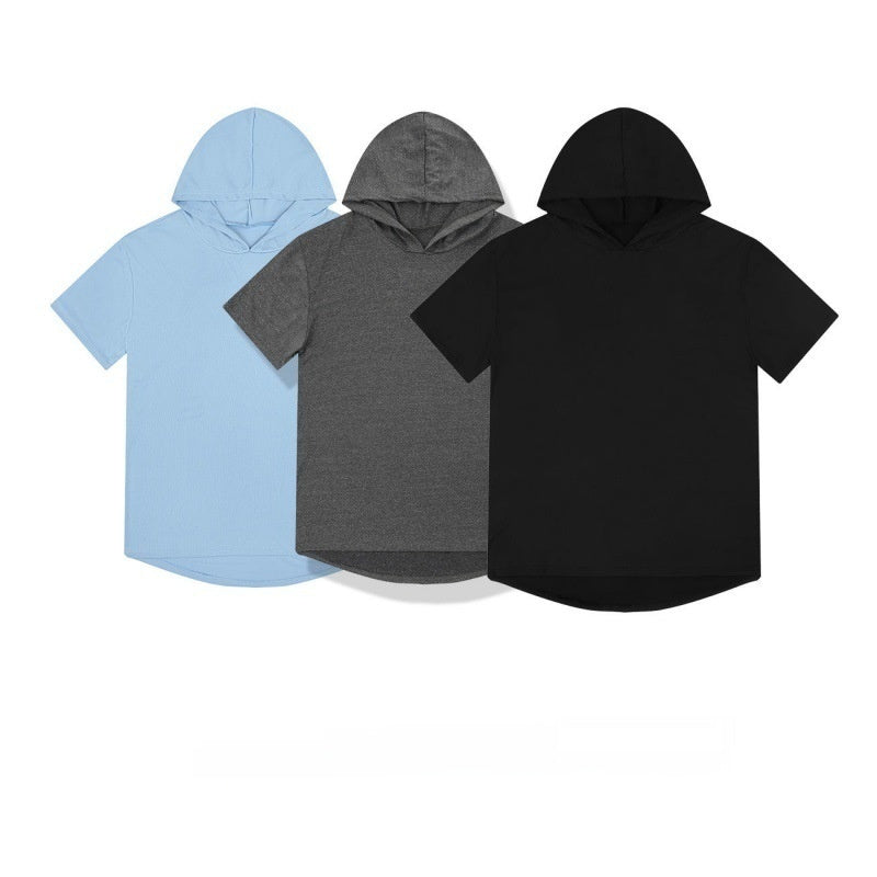 Basketball Short Sleeve Hoodie/T-Shirt