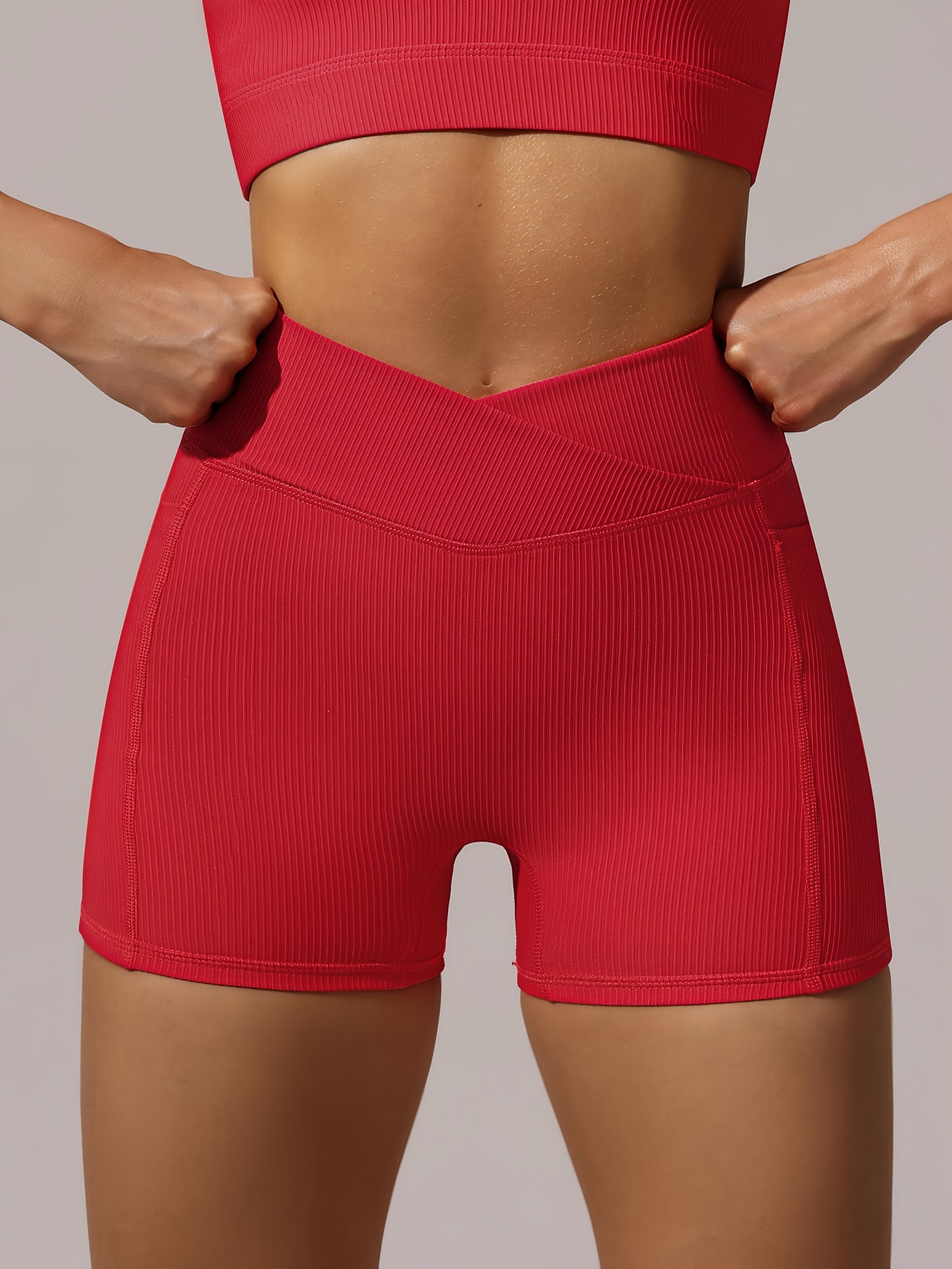 Women's High-Waisted Yoga Shorts