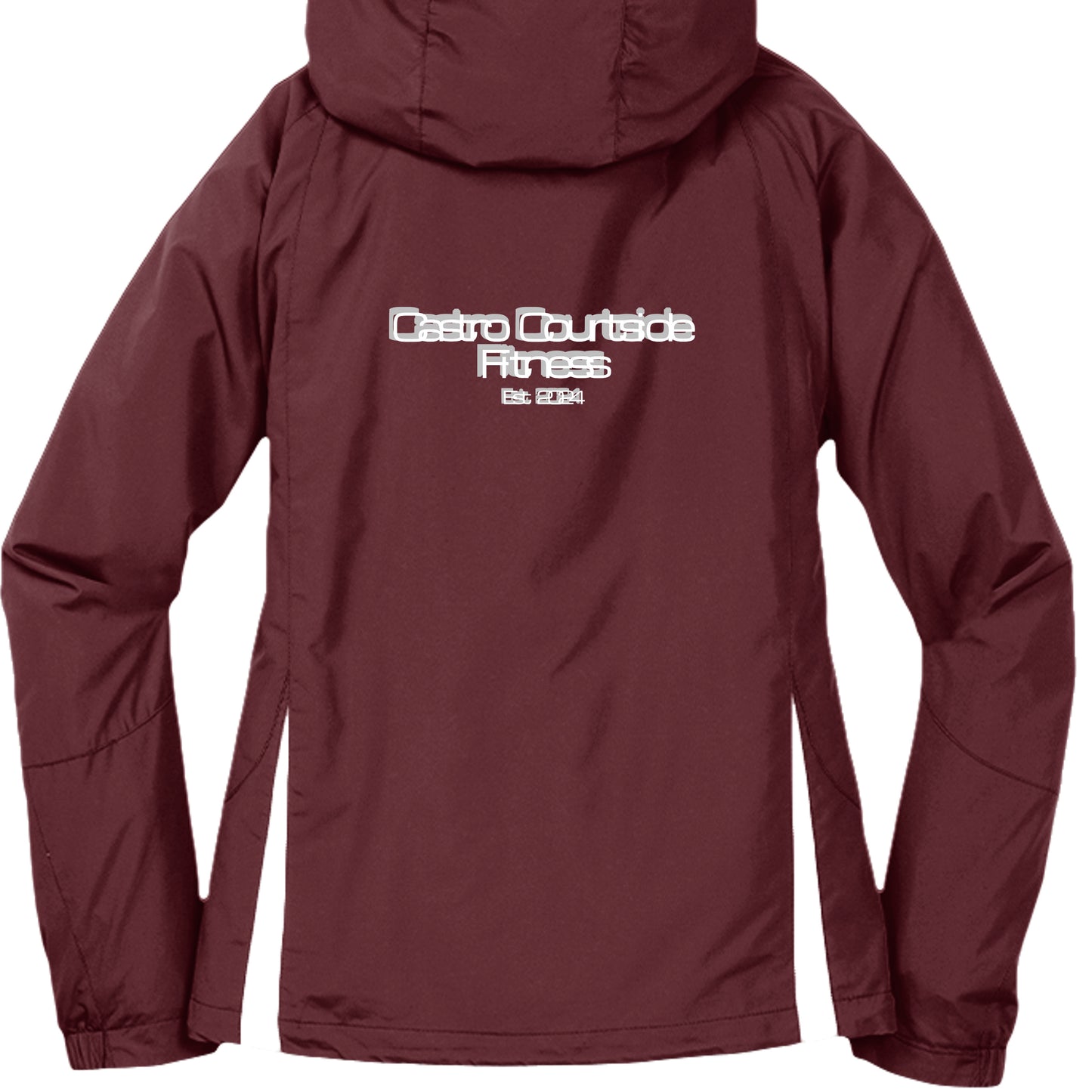 Maroon/ White - LST76 - BACK