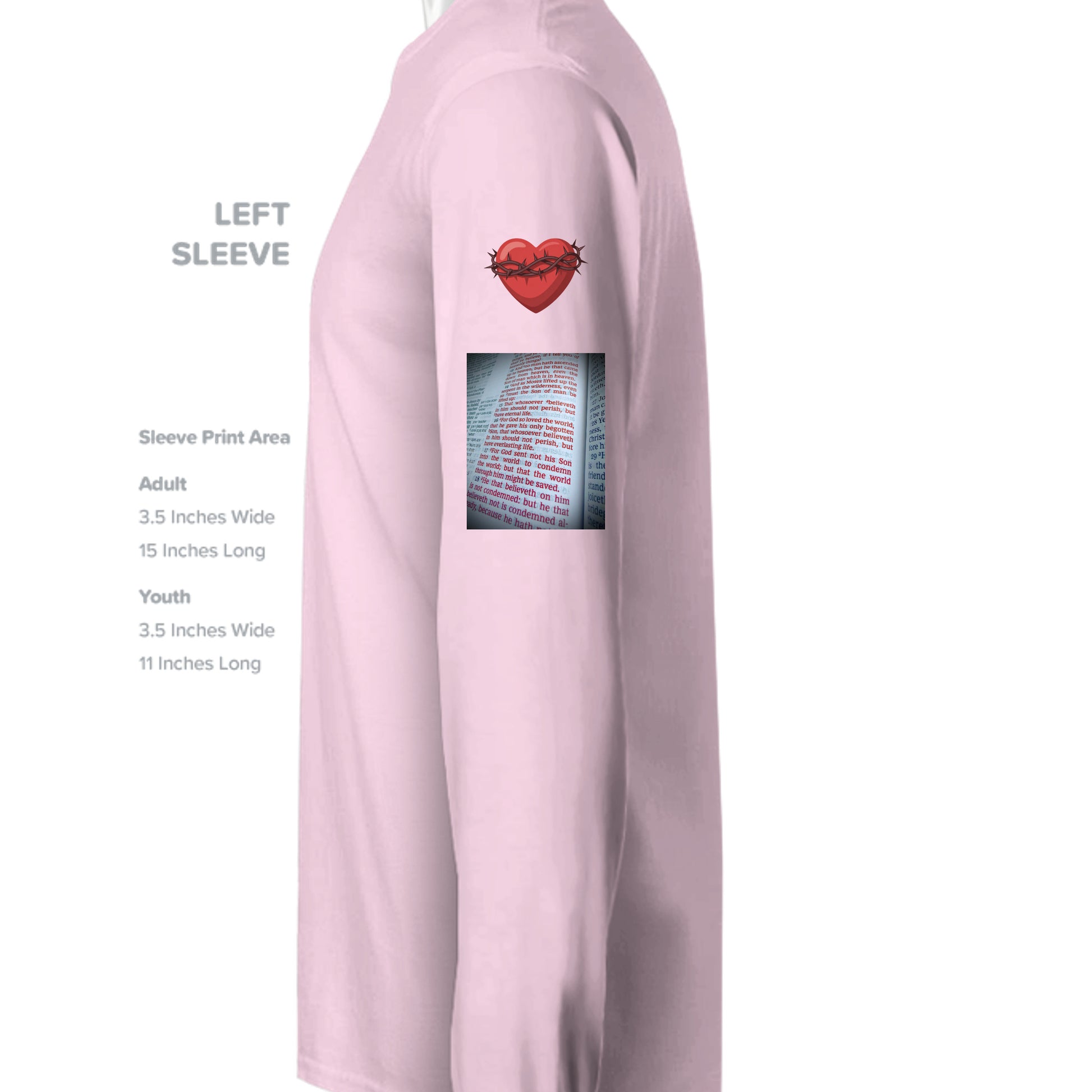LIGHT PINK - G180 - SLEEVE_LEFT