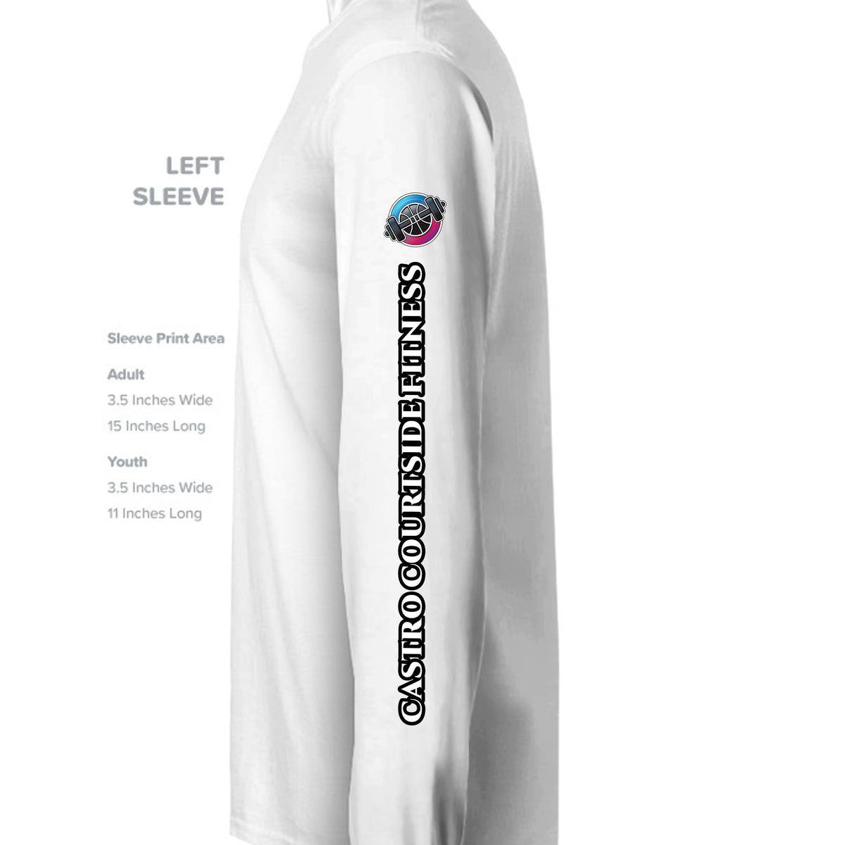 WHITE - G180 - SLEEVE_LEFT